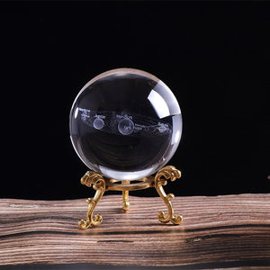 Crystal Globe Home Decor